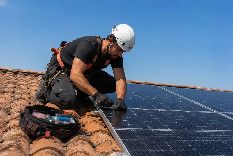 Maintenance et monitoring de panneaux solaires à Beaucé