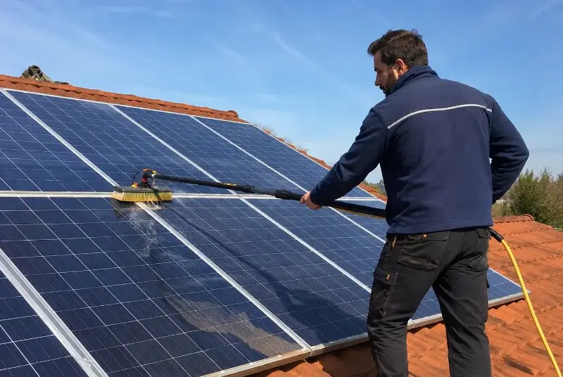 Nettoyage et entretien de panneaux solaires à Beaucé